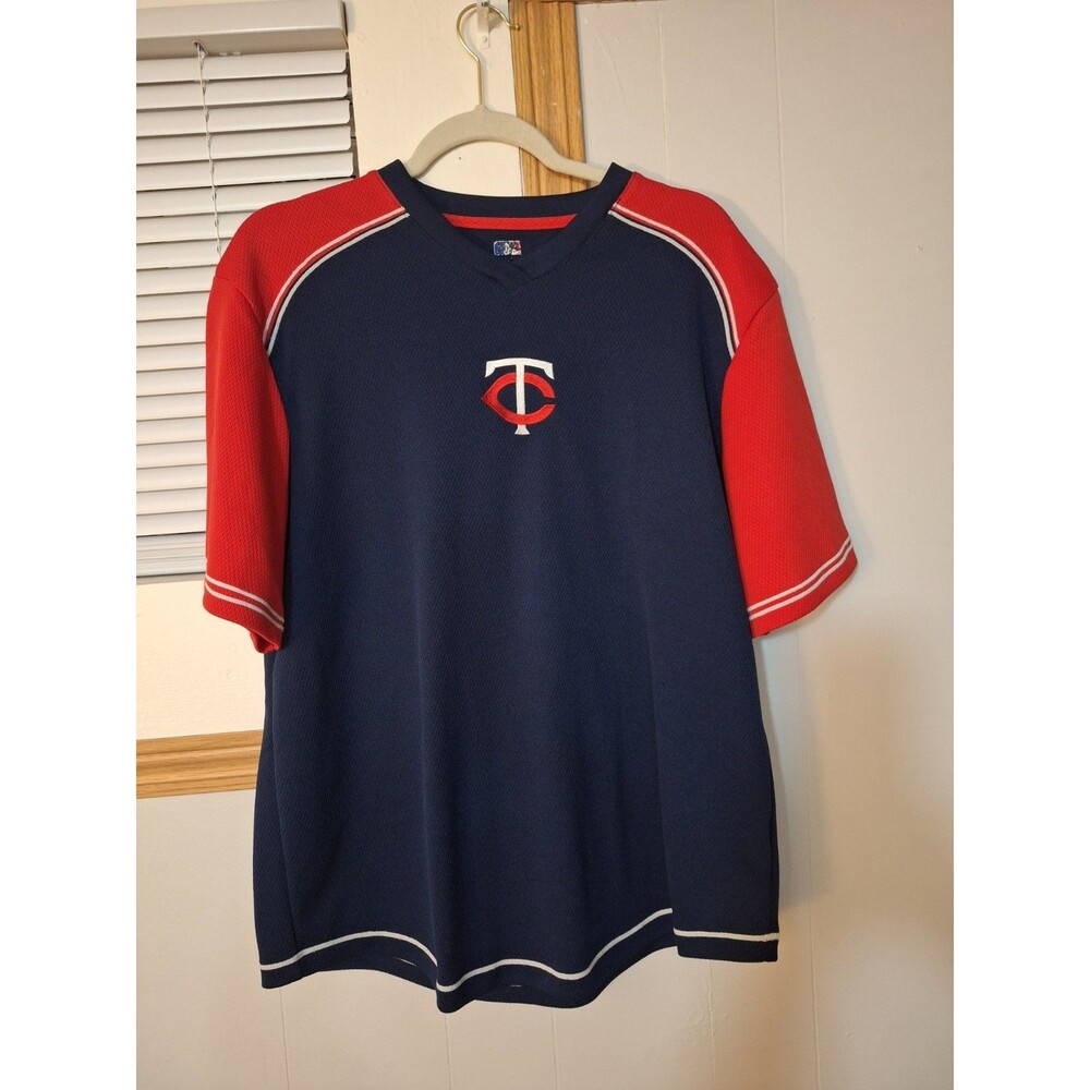 MLB Genuine Merchandise Vtg TC Minnesota Twins Short Sleeve Shirt Size L